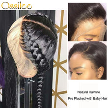 Load image into Gallery viewer, Pre Plucked Full Lace Human Hair Wigs Body Wave Wig Human Hair Lace Wig Ossilee Full Lace Wigs Human Hair With Baby Hair