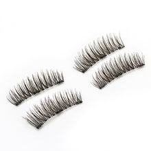Load image into Gallery viewer, Shozy Magnetic eyelashes with 3 magnets handmade 3D magnetic lashes natural false eyelashes magnet lashes with gift box-24P-3