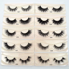 Load image into Gallery viewer, Visofree Mink Lashes 3D Mink Eyelashes 100% Cruelty free Lashes Handmade Reusable Natural Eyelashes Popular False Lashes Makeup