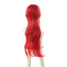 Load image into Gallery viewer, L-email wig LoL Lux Cosplay Wigs Battle Academia Prestige Lux Cosplay Wig Game Women Hair 70cm Long Red Synthetic Hair Perucas