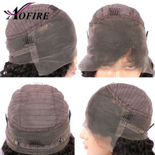 Load image into Gallery viewer, Brazilian Virgin 180% 250% High Density 360 Lace Frontal Wigs Water Wave Human Hair Wigs With Baby Hair Pre Plucked Full Ends