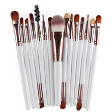 Load image into Gallery viewer, MAANGE Pro 15Pcs Makeup Brushes Set Eye Shadow Foundation Powder Eyeliner Eyelash Lip Make Up Brush Cosmetic Beauty Tool Kit Hot