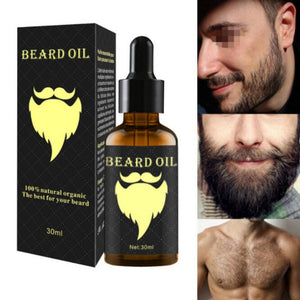 Natural Ginger oil Men Beard Growth Enhancer Facial Nutrition Moustache Grow Beard Shaping Tool Beard Care Products A16