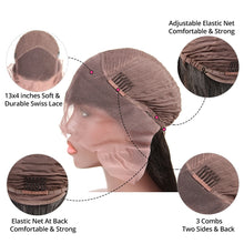 Load image into Gallery viewer, Short Lace Front Human Hair Wigs Brazilian Straight Bob Wigs Pre Plucked Hairline Natural Wigs For Black Women AliPearl Hair Wig