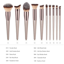 Load image into Gallery viewer, Luxury Champagne Makeup Brushes Set For Foundation Powder Blush Eyeshadow Concealer Lip Eye Make Up Brush Cosmetics Beauty Tools