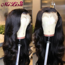 Load image into Gallery viewer, Body Wave Wig Mi Lisa Lace Front Human Hair Wigs For Women Pre Plucked Hairline With Baby Hair Peruvian Remy Hair Bleached Knots