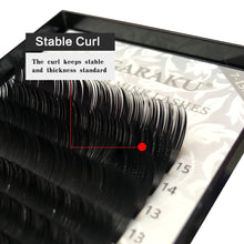 Load image into Gallery viewer, NAGARAKU Fast Ship 16rows/case 7~15mm mix premium natural synthetic mink individual eyelash extension makeup maquiagem cilios