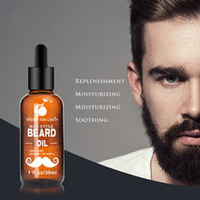 Load image into Gallery viewer, Christmas Gift 100% Natural Beard Balm Moustache Cream Oil Set Conditioner Beard Balm Healthy Moisturizing Wax Brush Comb