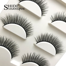 Load image into Gallery viewer, New 3 pairs natural false eyelashes fake lashes long makeup 3d mink lashes extension eyelash mink eyelashes for beauty #X11