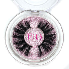 Load image into Gallery viewer, Mikiwi 25mm Long 3D mink lashes E01 extra length mink eyelashes Big dramatic volumn eyelashes strip thick false eyelash