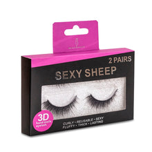Load image into Gallery viewer, SEXYSHEEP 2 pairs natural false eyelashes fake lashes makeup kit 3D Mink Lashes eyelash extension mink eyelashes maquiagem