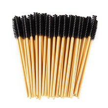 Load image into Gallery viewer, zwellbe New Good Quality Disposable 50 Pcs/Pack Eyelash Eye Lash Makeup Brush Mini Mascara Wands Brush Eyelash Extension Tool