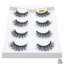 Load image into Gallery viewer, SEXYSHEEP 2/4 pairs natural false eyelashes fake lashes long makeup 3d mink lashes eyelash extension mink eyelashes for beauty