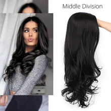 Load image into Gallery viewer, Long Ombre Brown Wavy Wig Blonde Cosplay Synthetic Wigs For Black/White Women Glueless Hair High Density Temperature AISI BEAUTY