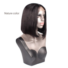 Load image into Gallery viewer, Queenlife Short Bob 613 blonde wig Lace Front human hair wigs Brazilian Remy Hair pre plucked bleached knots wigs for women