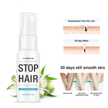 Load image into Gallery viewer, Hair Removal Serum Oil Spray Inhibitor Beard Bikini Intimate Face Legs Body Care Armpit Painless Hair Remover Nourishing Skin