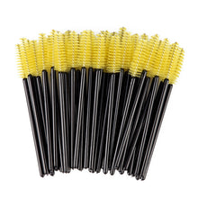 Load image into Gallery viewer, zwellbe New Good Quality Disposable 50 Pcs/Pack Eyelash Eye Lash Makeup Brush Mini Mascara Wands Brush Eyelash Extension Tool