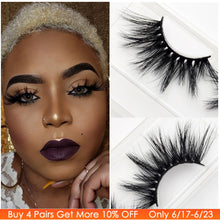 Load image into Gallery viewer, Visofree Eyelashes Mink Eyelashes Criss-cross Strands Cruelty Free High Volume Mink Lashes Soft Dramatic Eye lashes E80 Makeup