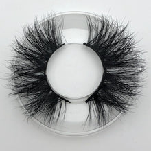 Load image into Gallery viewer, Mikiwi 25mm Long 3D mink lashes E01 extra length mink eyelashes Big dramatic volumn eyelashes strip thick false eyelash