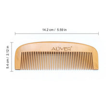 Load image into Gallery viewer, 3 Pcs Men Moustache Beard Comb Kit for Men Beard Mustache Bristles Beard Brush Pure Natural Schima Wood Comb Beard Stylish A16