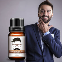 Load image into Gallery viewer, 10ml Natural Men Beard Oil for Styling Beeswax Moisturizing Smoothing Gentlemen Beard Care Conditioner Products