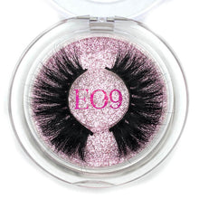 Load image into Gallery viewer, Mikiwi 25mm Long 3D mink lashes E01 extra length mink eyelashes Big dramatic volumn eyelashes strip thick false eyelash