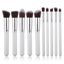 Load image into Gallery viewer, 10 Pcs Silver/Golden Makeup Brushes Set pincel maquiagem Cosmetics  maquillaje Makeup Tool Powder Eyeshadow Cosmetic Set