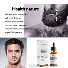 Load image into Gallery viewer, 30ml Natural Men Beard Care Essential Oils Beard Growth Soft Beard Oil Hair Loss Products