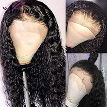Load image into Gallery viewer, Brazilian Virgin 180% 250% High Density 360 Lace Frontal Wigs Water Wave Human Hair Wigs With Baby Hair Pre Plucked Full Ends