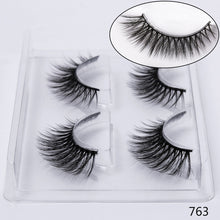 Load image into Gallery viewer, SEXYSHEEP 2 pairs natural false eyelashes fake lashes makeup kit 3D Mink Lashes eyelash extension mink eyelashes maquiagem