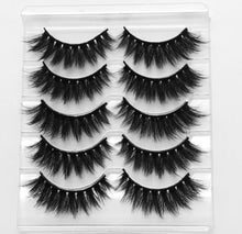 Load image into Gallery viewer, NEW 13 Styles 1/3/5/6 pair Mink Hair False Eyelashes Natural/Thick Long Eye Lashes Wispy Makeup Beauty Extension Tools Wimpers