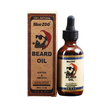 Load image into Gallery viewer, 60ml Organic Men Face Beard Oil 100% Natural Soften Oil Hair Growth Nourishing Cream For Beard Hair Grow New