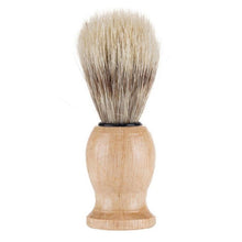 Load image into Gallery viewer, Hair Men's Shaving Brush Bristles Wood Handle Men Facial Beard Cleaning Appliance Shave Tool Razor Brush