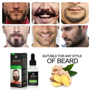 New 2019 DropShipping Beard Growth Serum Nourishing Beard Anti-Dandruff Anti-Static Natural Plant Nutrients Beard Growth Liquid