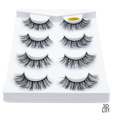Load image into Gallery viewer, SEXYSHEEP 2/4 pairs natural false eyelashes fake lashes long makeup 3d mink lashes eyelash extension mink eyelashes for beauty