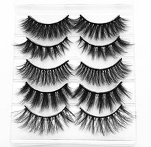 Load image into Gallery viewer, NEW 13 Styles 1/3/5/6 pair Mink Hair False Eyelashes Natural/Thick Long Eye Lashes Wispy Makeup Beauty Extension Tools Wimpers