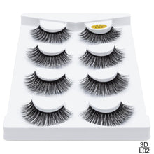 Load image into Gallery viewer, SEXYSHEEP 2/4 pairs natural false eyelashes fake lashes long makeup 3d mink lashes eyelash extension mink eyelashes for beauty