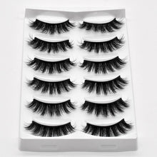 Load image into Gallery viewer, NEW 13 Styles 1/3/5/6 pair Mink Hair False Eyelashes Natural/Thick Long Eye Lashes Wispy Makeup Beauty Extension Tools Wimpers