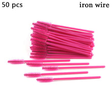 Load image into Gallery viewer, Eyelash Extension Disposable Eyebrow brush Mascara Wand Applicator Spoolers Eye Lashes Cosmetic Brushes Set makeup tools
