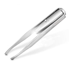 Load image into Gallery viewer, LED Light Eyebrow Hair Removal Tweezer