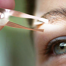 Load image into Gallery viewer, LED Light Eyebrow Hair Removal Tweezer