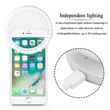 Load image into Gallery viewer, Selfie Ring Portable LED Light