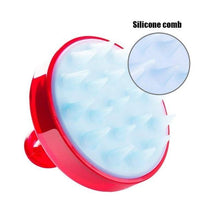 Load image into Gallery viewer, Silicone Shampoo Brush and Scalp Massager