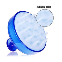 Load image into Gallery viewer, Silicone Shampoo Brush and Scalp Massager